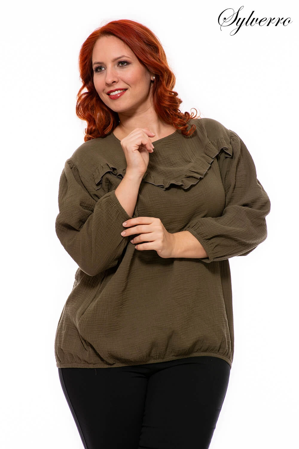 Viola fodros női felső