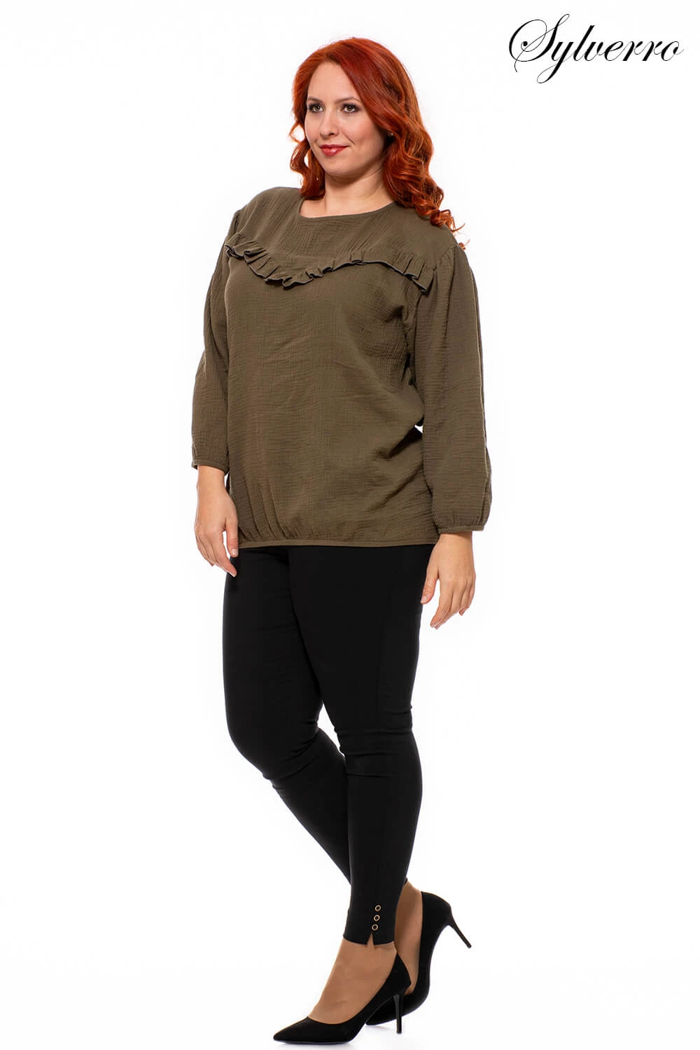 Viola fodros női felső